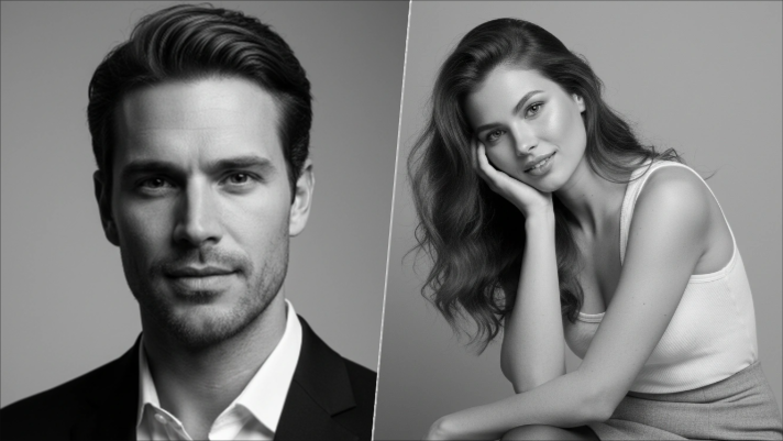 Black And White Portrait AI Prompts for Gemini & ChatGPT