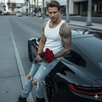 Google Gemini Attitude Boy Cinematic AI generation example for Attitude Boy - STRICT FACE LOCK: Use only the provided facial reference image with absolute precision do not alter ...