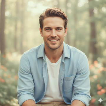 Google Gemini AI Instagram DP Boy Aesthetic Portrait Photo Editing Prompt AI generation example for Instagram DP Boy - STRICT FACE LOCK: Use only the provided facial reference image with absolute precision do not alter ...