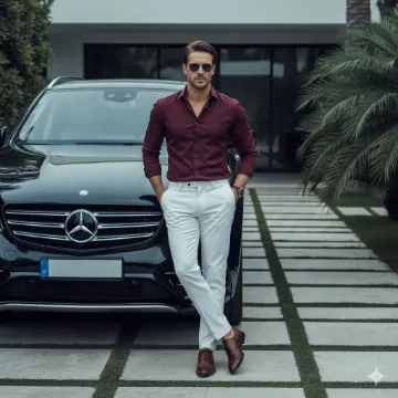 Google Gemini Luxury Stylish Boy Cinematic AI generation example for Stylish Boy - STRICT FACE LOCK: Use only the provided facial reference image with absolute precision do not alter ...