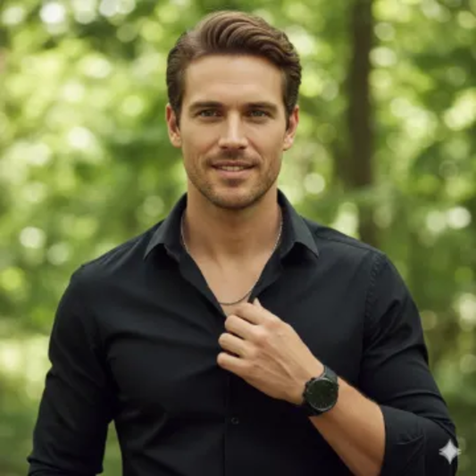 Google Gemini Black Shirt Boy Cinematic Portrait AI generation example for Black Shirt Boy - STRICT FACE LOCK: Use only the provided facial reference image with absolute pre...