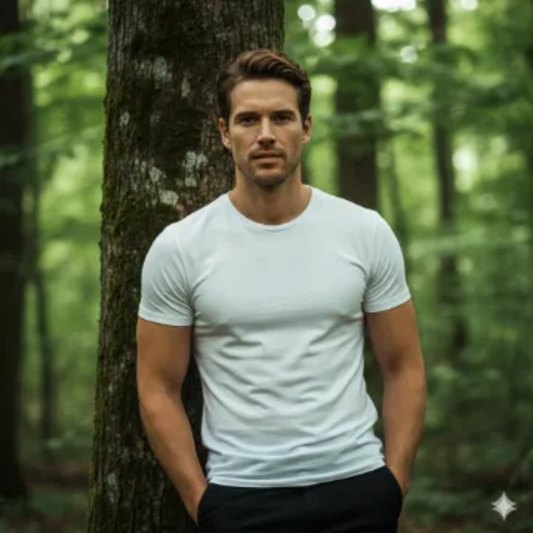 Google Gemini AI Cinematic Boy Forest Portrait Photo Editing Prompt AI generation example for Cinematic Boy - STRICT FACE LOCK: Use only the provided facial reference image with absolute pre...