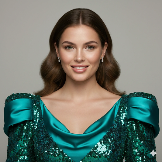 High Fashion Editorial Portrait AI generation example for Editorial Portrait - PROMPT: Craft an ultra-realistic high-fashion editorial portrait of the young wo...