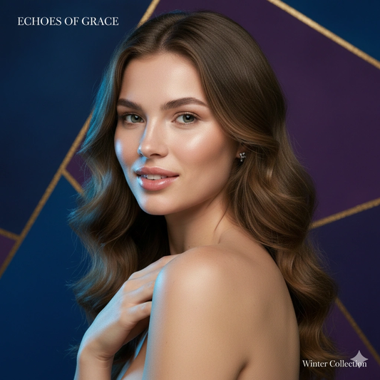 Professional Studio Female Editorial Portrait AI generation example for Editorial Portrait - PROMPT: Generate a sleek magazine editorial portrait of the young woman with a d...