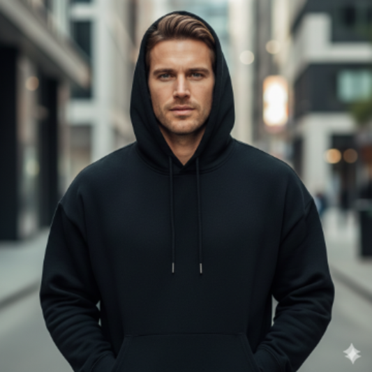 Google Gemini Hoodie Boy Cinematic Portrait AI generation example for Hoodie Boy - STRICT FACE LOCK: Use only the provided facial reference image with absolute pre...