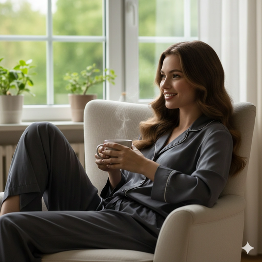 Soft Window Light Hot Girl Portrait Photorealistic AI generation example for Hot Girl Portrait - PROMPT: Create a photorealistic lifestyle portrait of a confident woman relaxing...